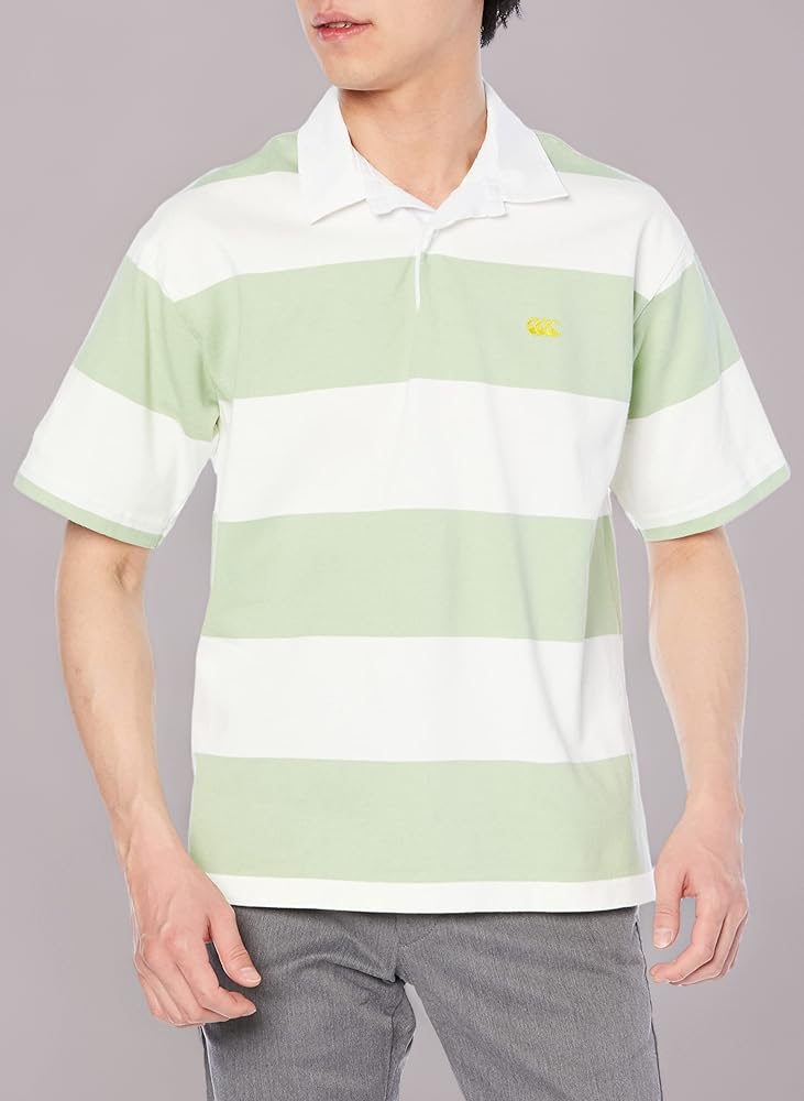 Amazon | [カンタベリー] S/S 4INCH STRIPE RUGBY JERSEY